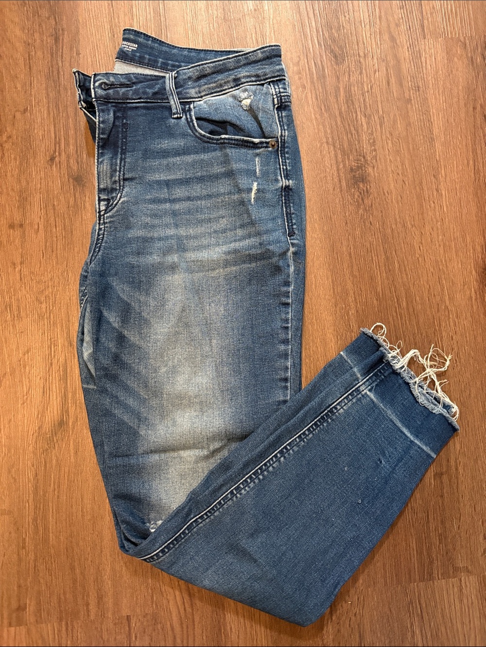Old Navy Rockstar Super Skinny Jeans in Blue